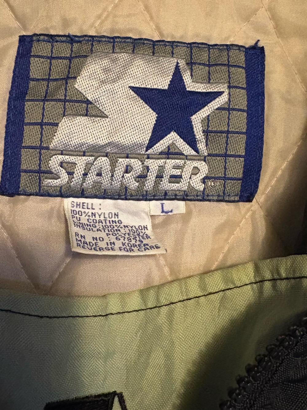 Vintage Starter Raiders NFL 90s Hooded Pullover Anorak Jacket Large - Picture 2 of 16